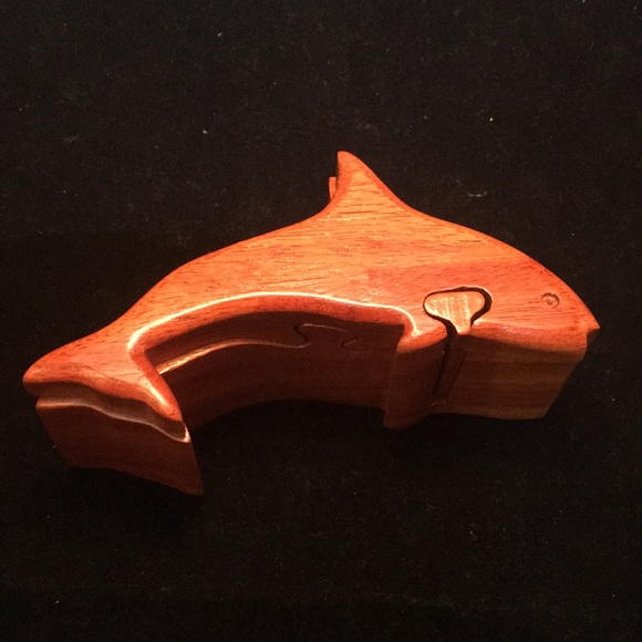 Other - Wood Dolphin Puzzle Box